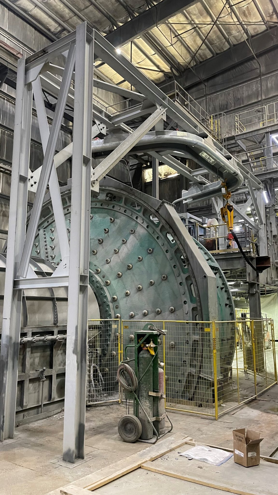 Pogo Mine Monorail Project SteelFab